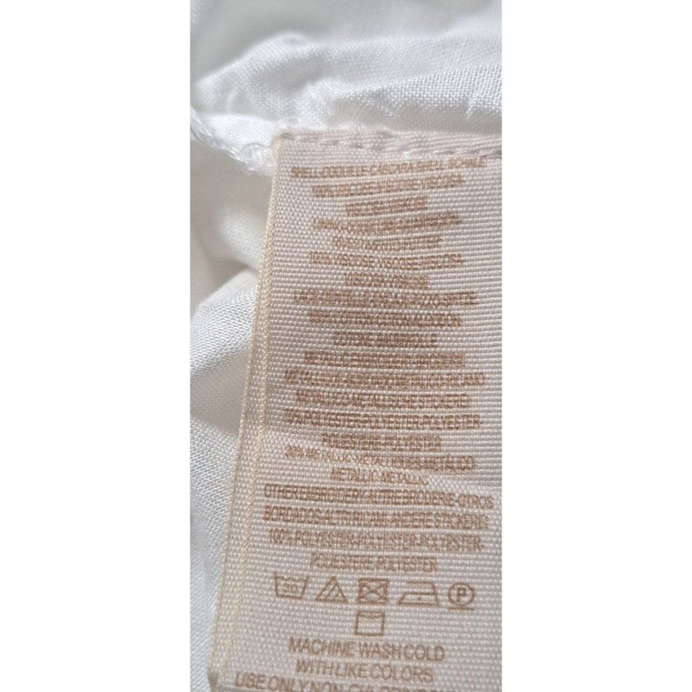 Free People Sunrise Wanderer Ivory Orange Embroidered Mini Dress - Size Small - Picture 16 of 16